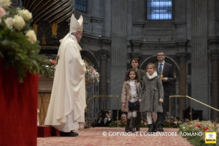 Homilia do Santo Padre às famílias